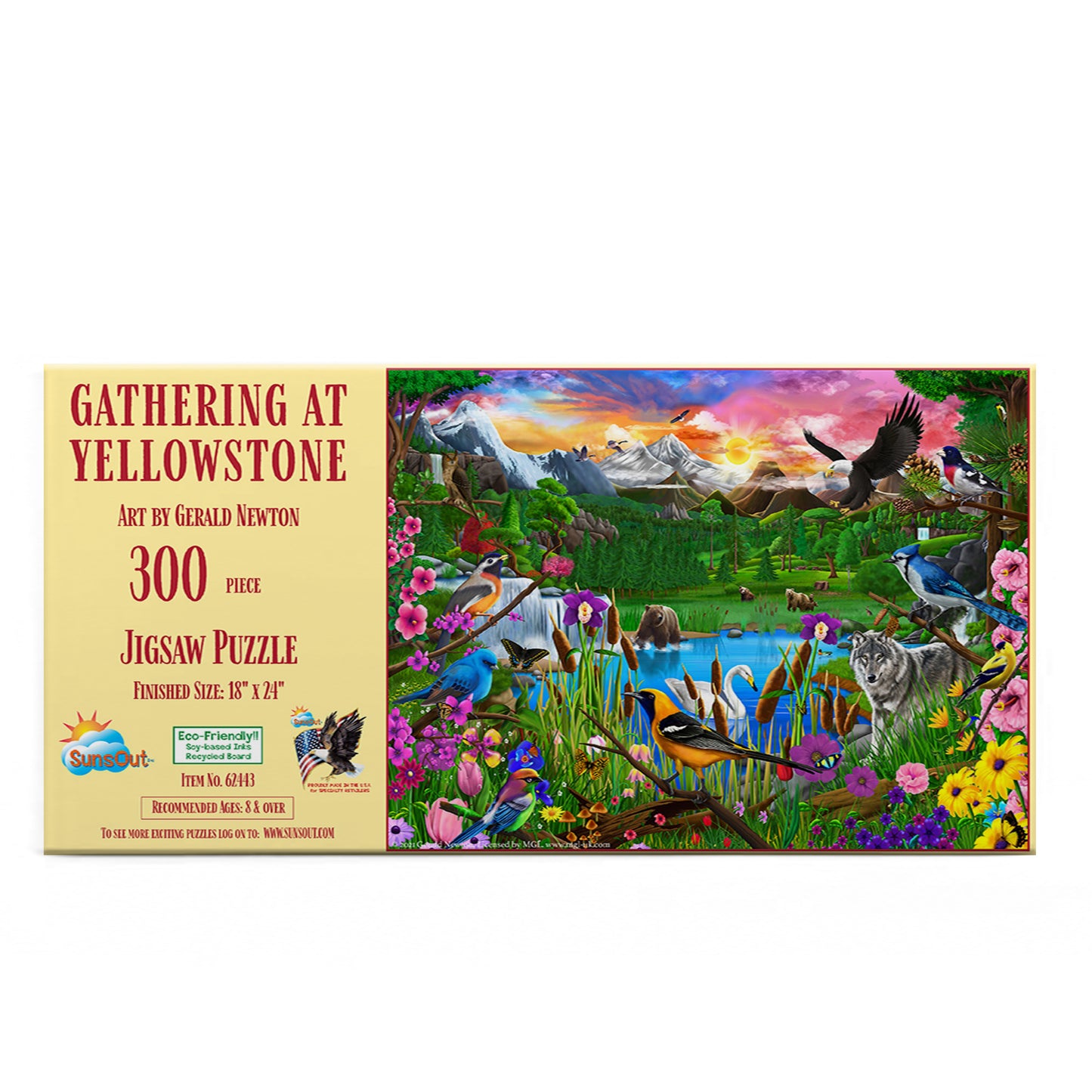 Gathering at Yellowstone - 300 Piece Jigsaw Puzzle