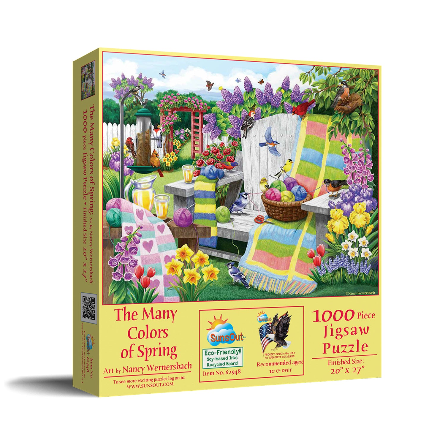 The Many Colors of Spring - 1000 Piece Jigsaw Puzzle