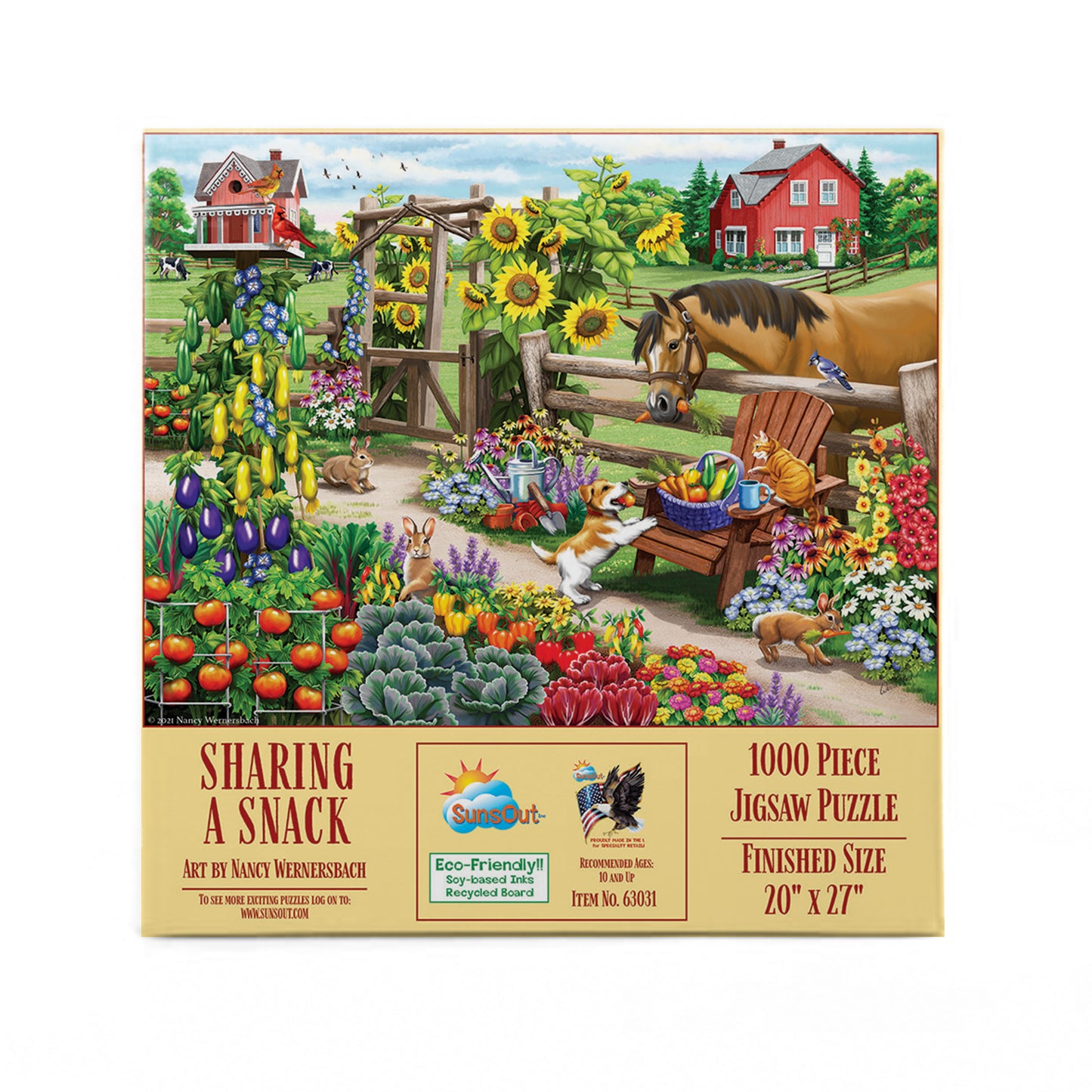 Sharing a Snack - 1000 Piece Jigsaw Puzzle