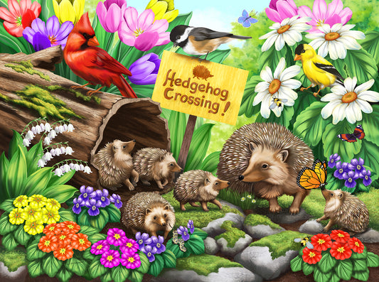 Hedgehog Crossing - 1000 Piece Jigsaw Puzzle