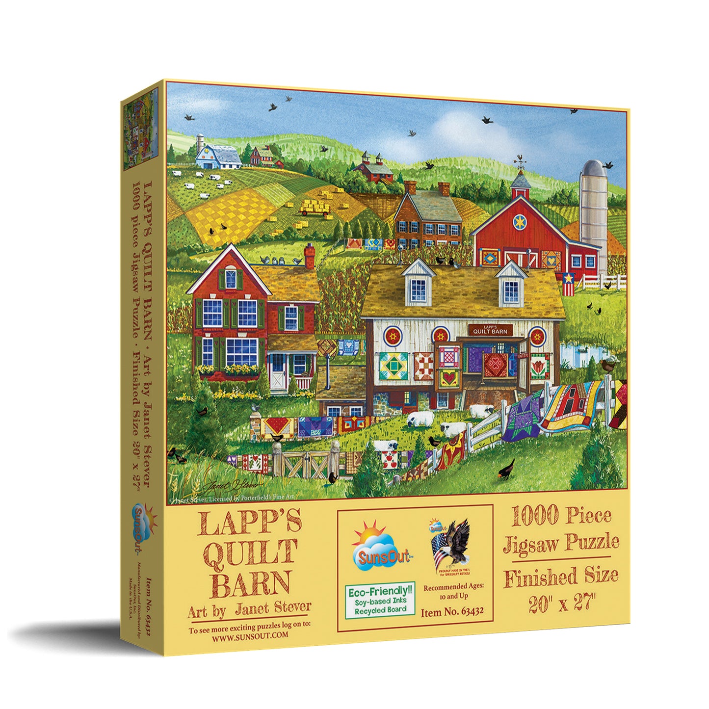 Lapp's Quilt Barn - 1000 Piece Jigsaw Puzzle