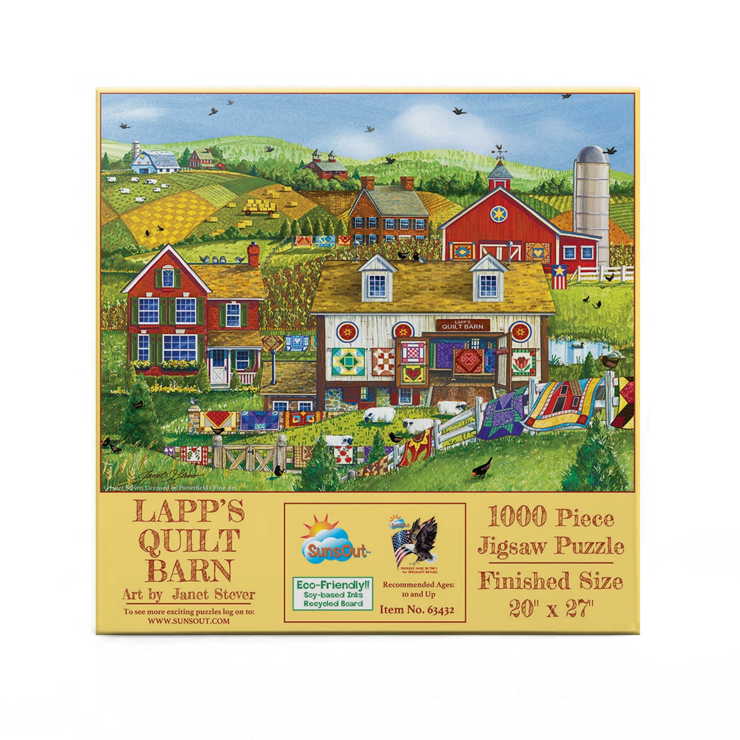 Lapp's Quilt Barn - 1000 Piece Jigsaw Puzzle