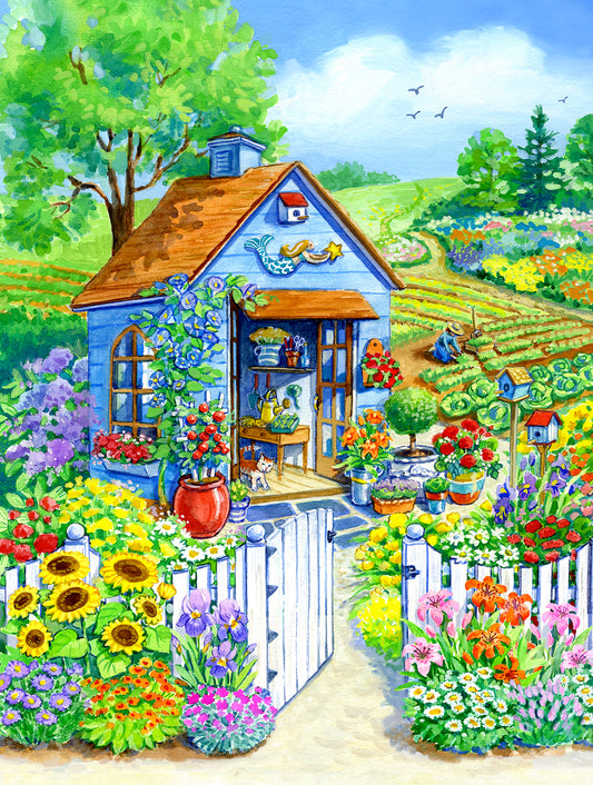 Path to the Garden Shed - 1000 Piece Jigsaw Puzzle
