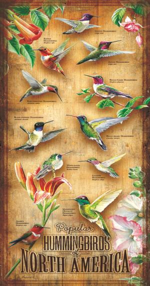 Hummingbirds of North America - 500 Piece Jigsaw Puzzle