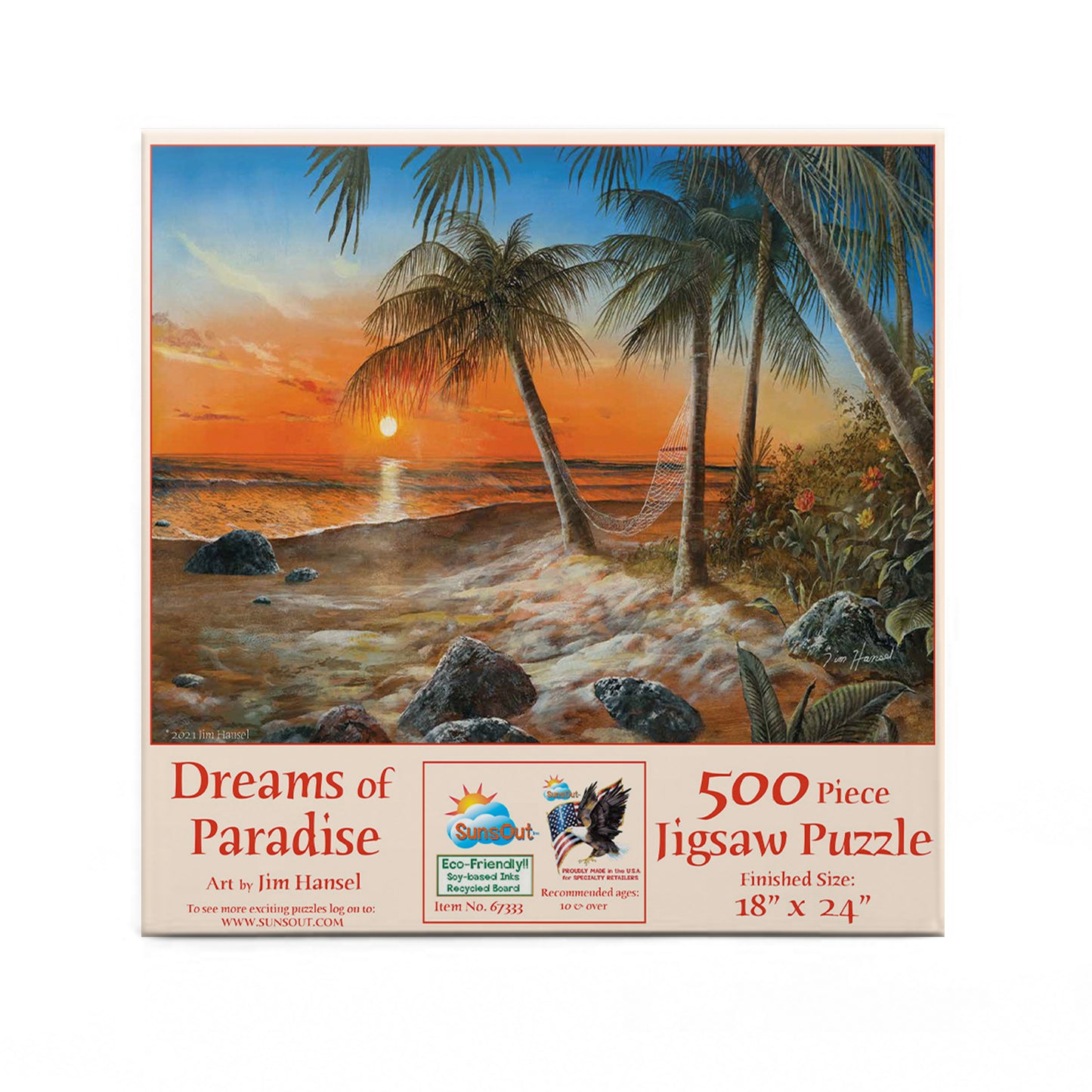 Dreams of Paradise - 500 Piece Jigsaw Puzzle