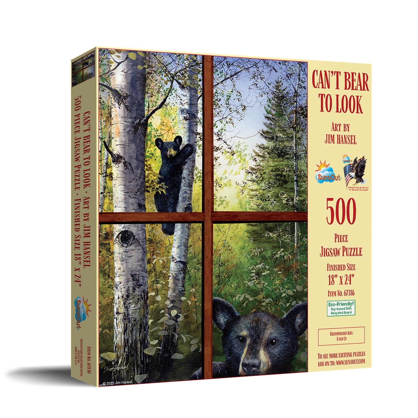 Can't Bear to Look - 500 Piece Jigsaw Puzzle