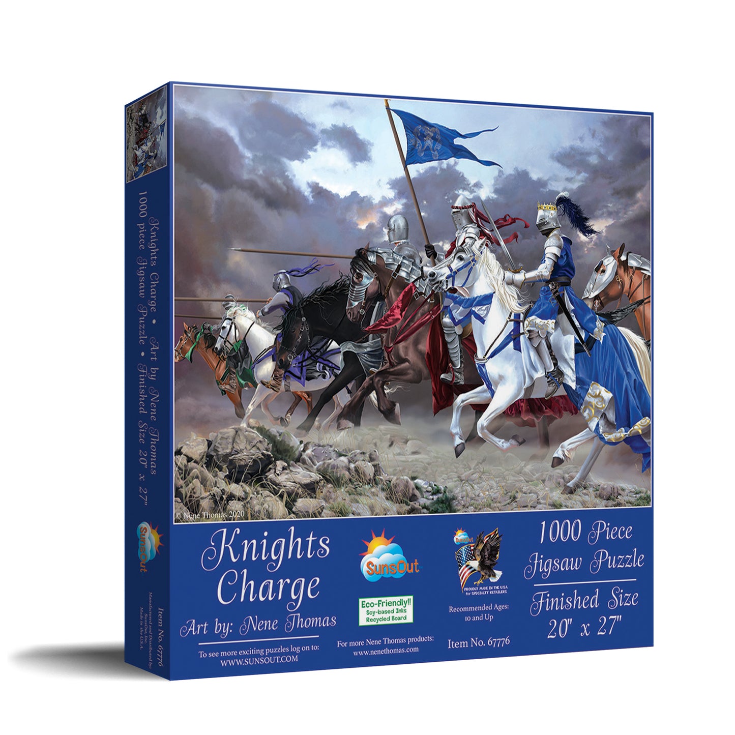 Knights Charge - 1000 Piece Jigsaw Puzzle