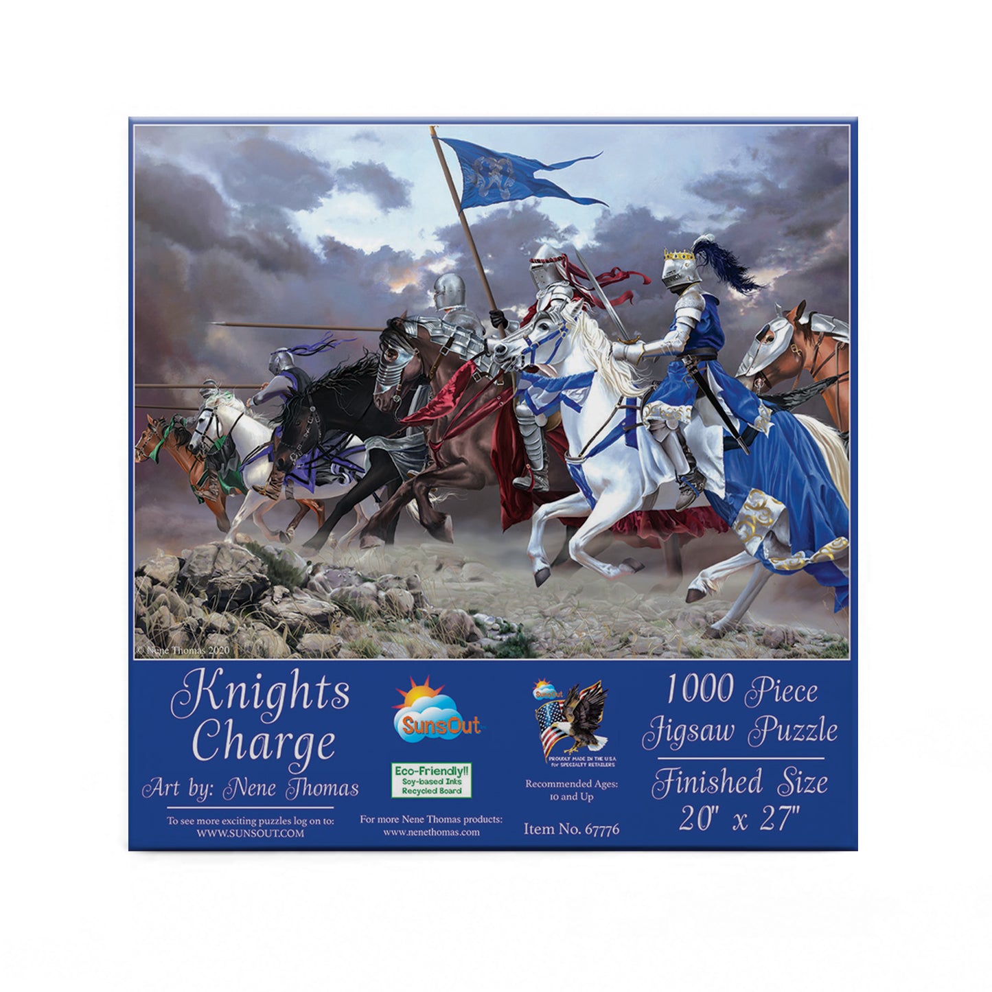 Knights Charge - 1000 Piece Jigsaw Puzzle