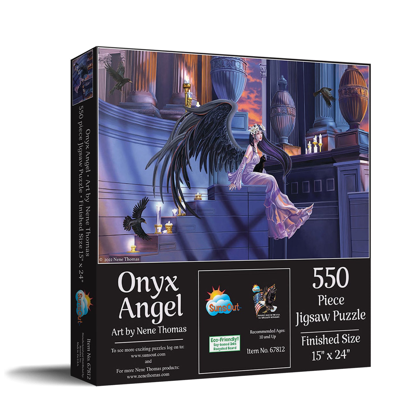 Onyx Angel 550 - 550 Piece Jigsaw Puzzle