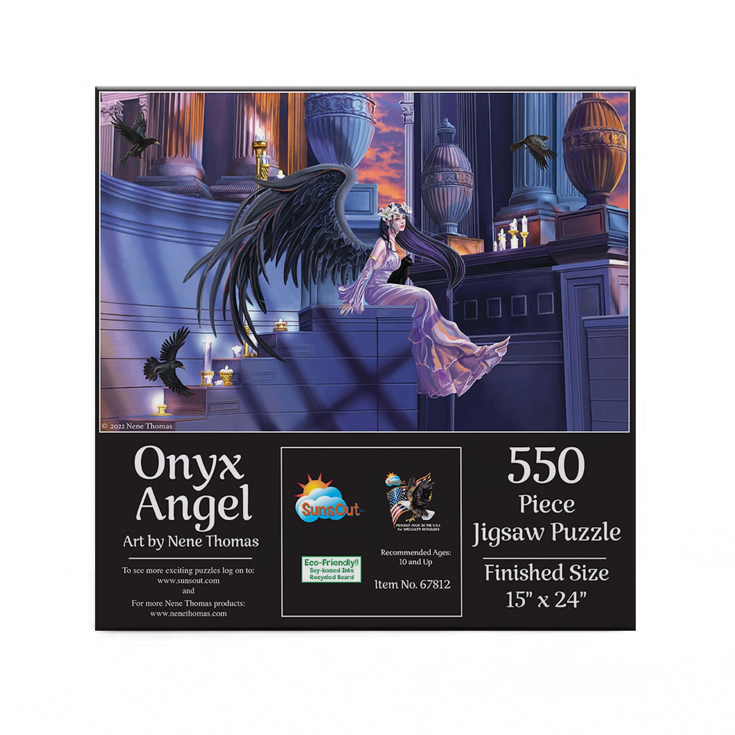 Onyx Angel 550 - 550 Piece Jigsaw Puzzle