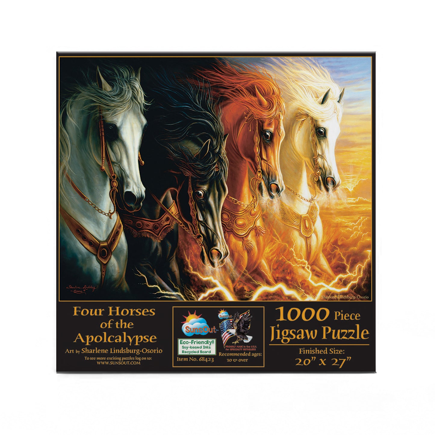 Four Horses of the Apocalypse - 1000 Piece Jigsaw Puzzle