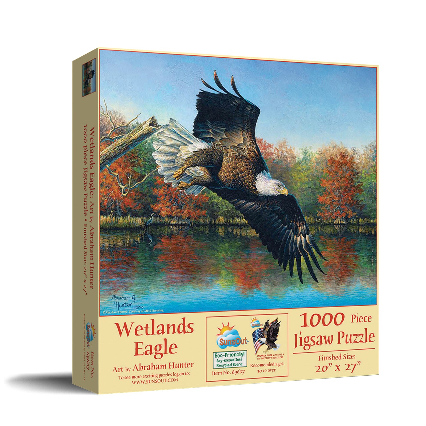 Wetlands Eagle - 1000 Piece Jigsaw Puzzle