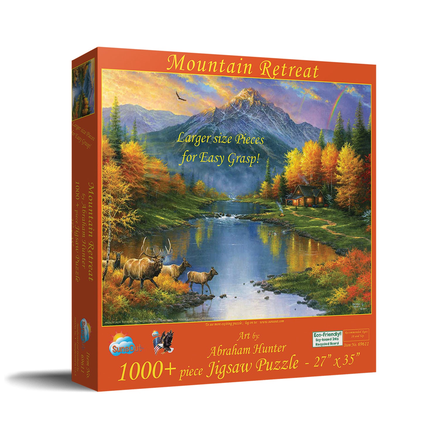 Mountain Retreat - 1000 Large Piece Jigsaw Puzzle