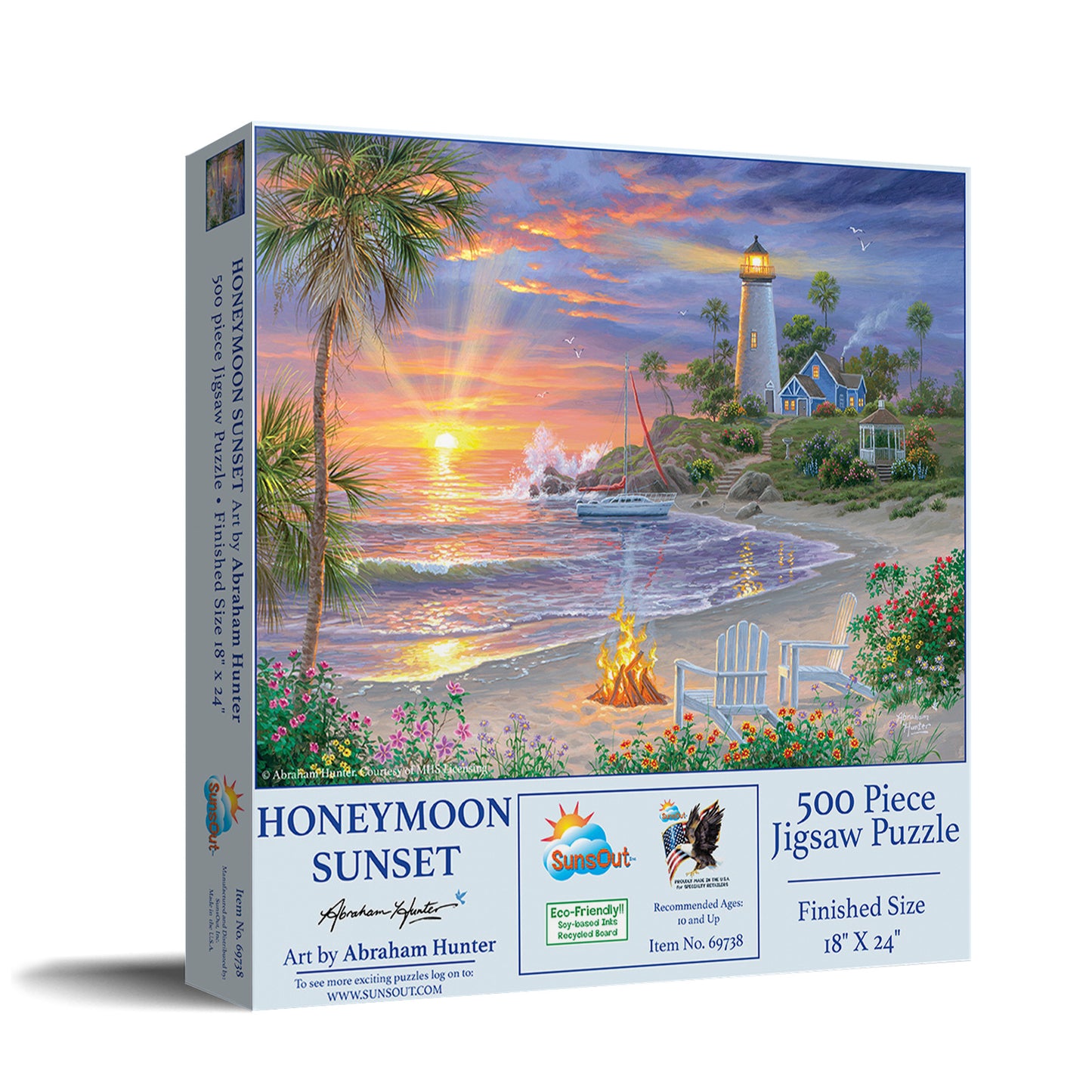 Honeymoon Sunset - 500 Piece Jigsaw Puzzle