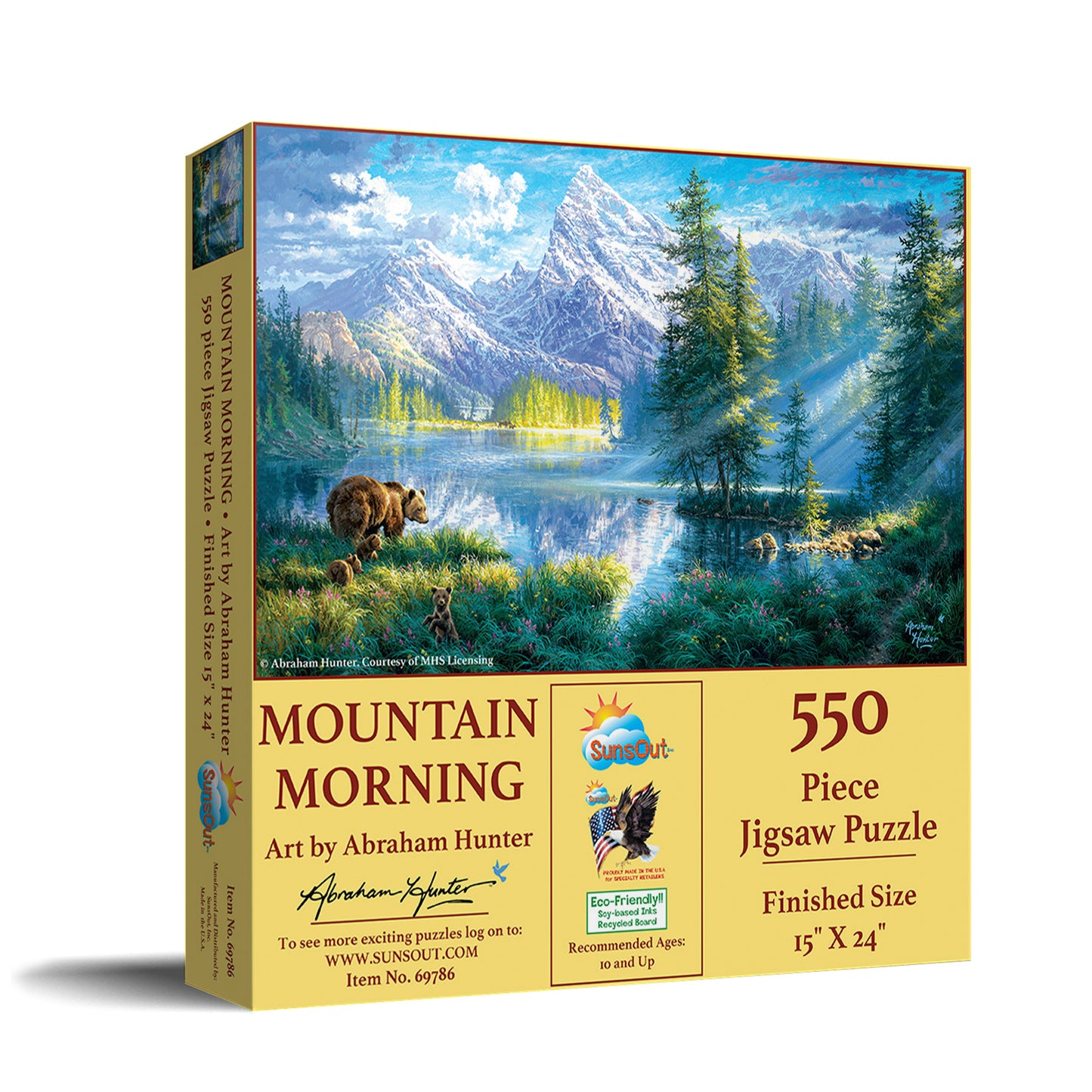 Mountain Morning - 550 Piece Jigsaw Puzzle