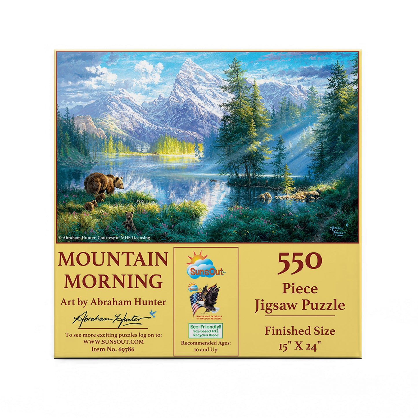 Mountain Morning - 550 Piece Jigsaw Puzzle