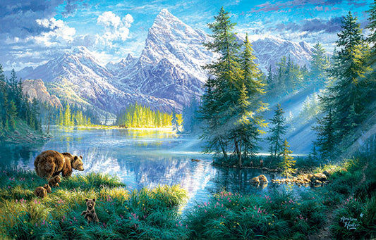 Mountain Morning - 550 Piece Jigsaw Puzzle