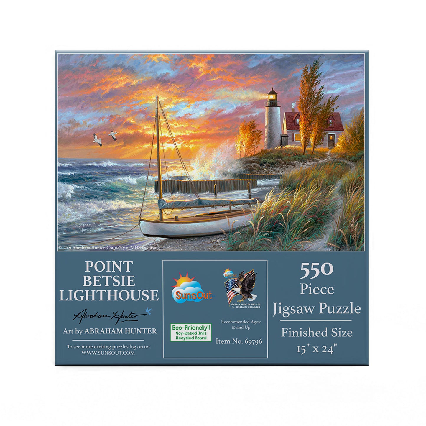 Point Betsie Lighthouse - 550 Piece Jigsaw Puzzle