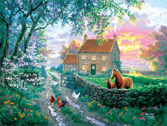 English Farm Life - 500 Piece Jigsaw Puzzle