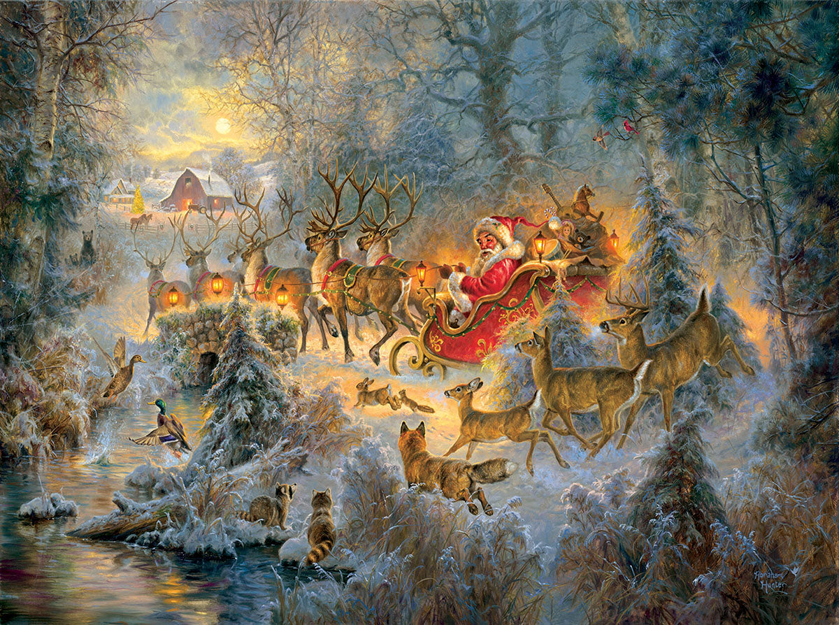 Merry Christmas to All - 1000 Piece Jigsaw Puzzle