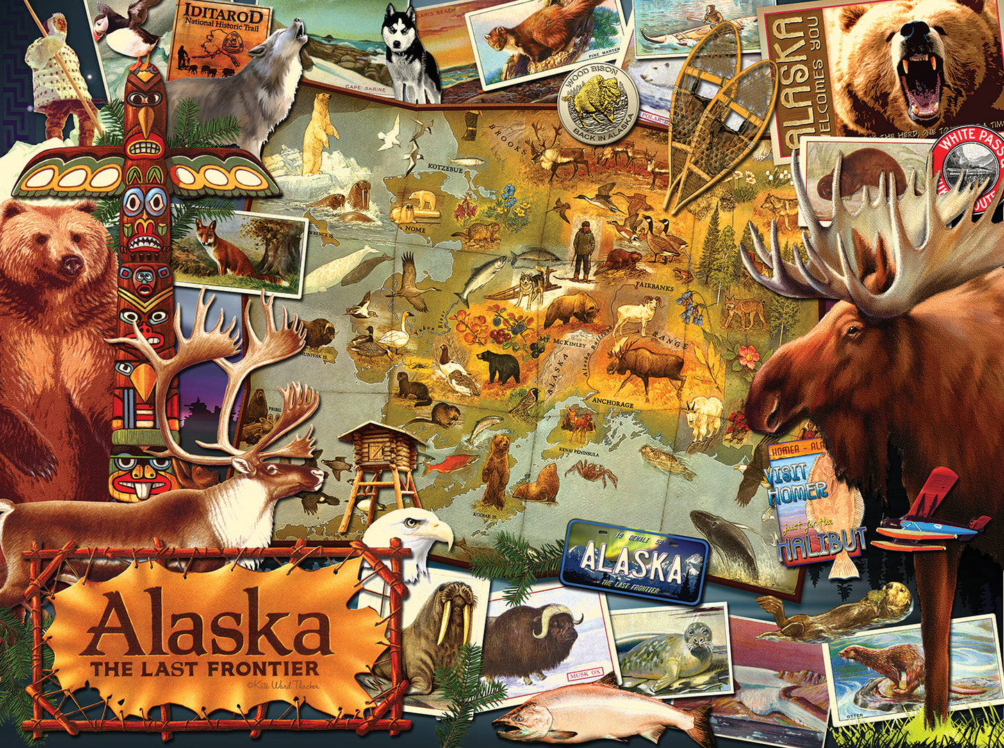 Alaska, the Final Frontier - 1000 Piece Jigsaw Puzzle