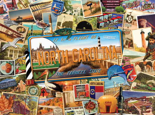 North Carolina - 1000 Piece Jigsaw Puzzle