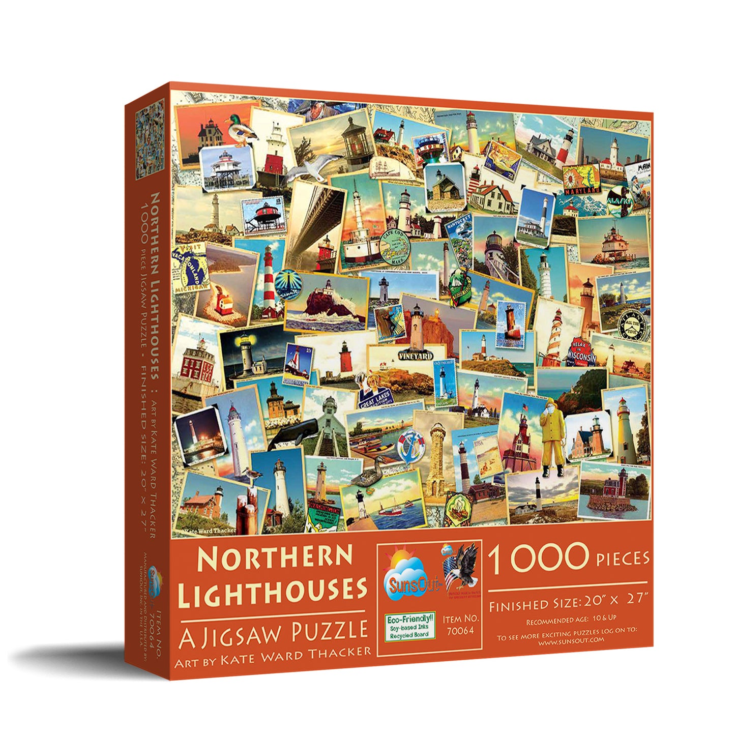 Northern Lighthouses - 1000 Piece Jigsaw Puzzle