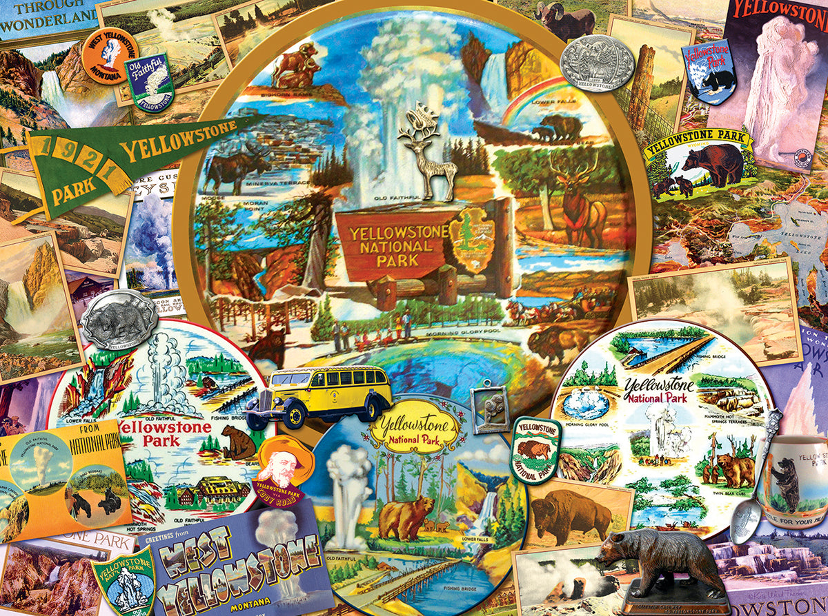 Yellowstone Park - 1000 Piece Jigsaw Puzzle