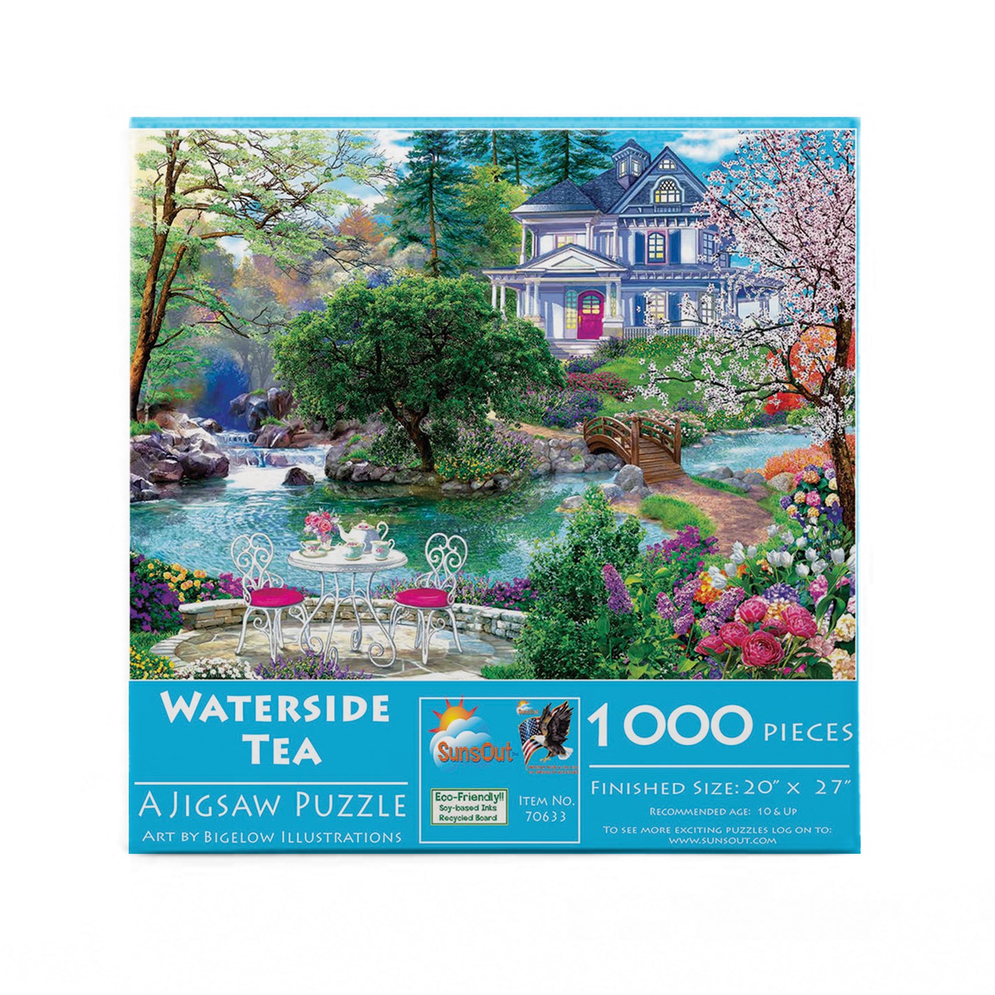 Waterside Tea - 1000 Piece Jigsaw Puzzle