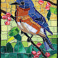 Stained Glass Bluebird - 1000 Piece Jigsaw Puzzle