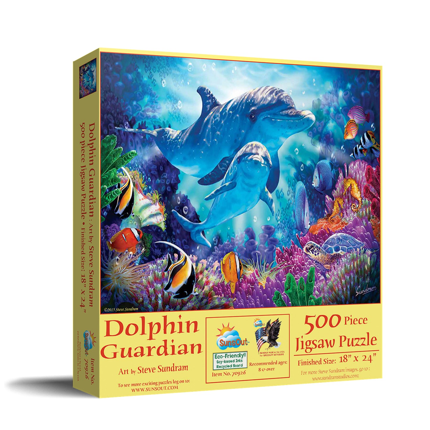 Dolphin Guardian - 500 Piece Jigsaw Puzzle