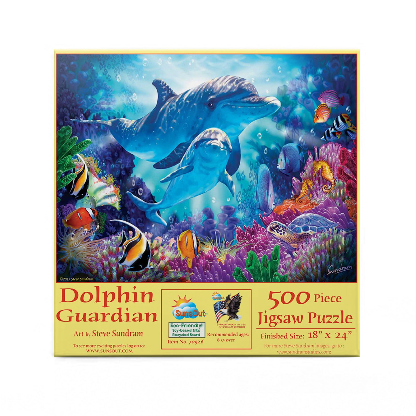Dolphin Guardian - 500 Piece Jigsaw Puzzle