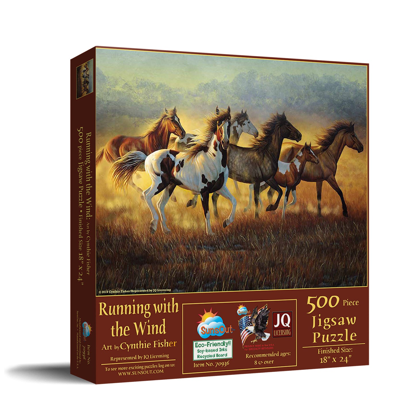 Running with the Wind - 500 Piece Jigsaw Puzzle