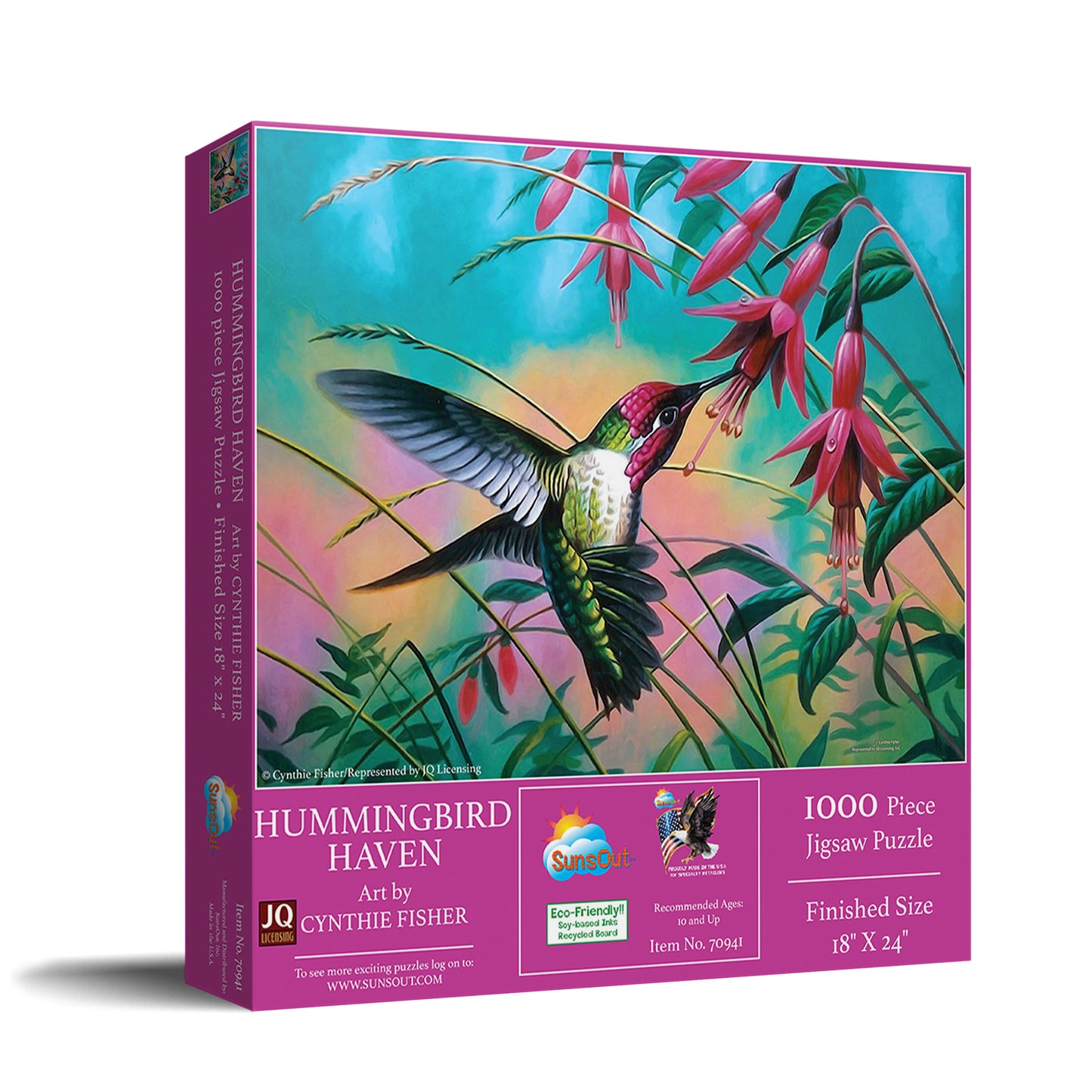 Hummingbird Haven - 500 Piece Jigsaw Puzzle