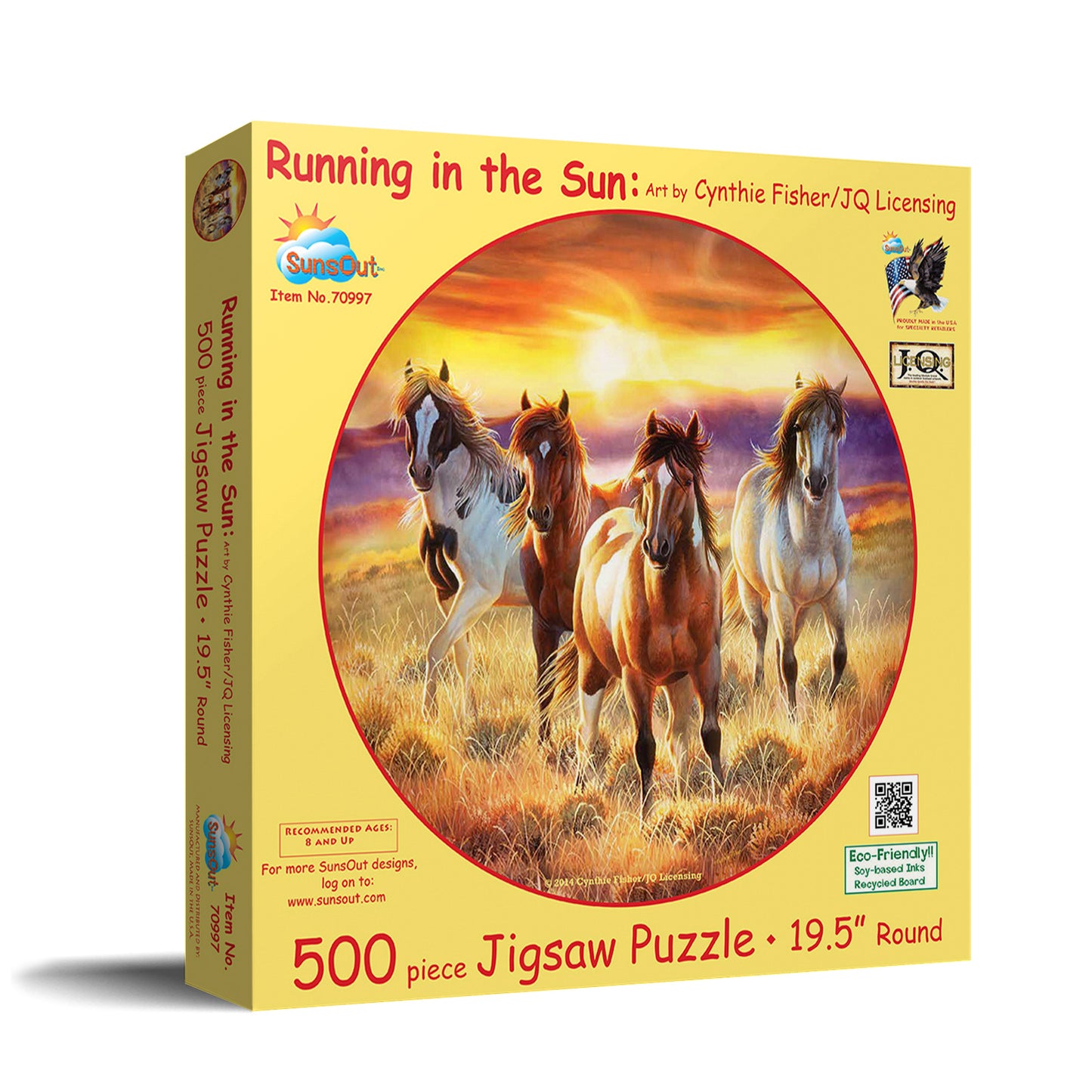 Running in the sun - 500 Piece Jigsaw Puzzle