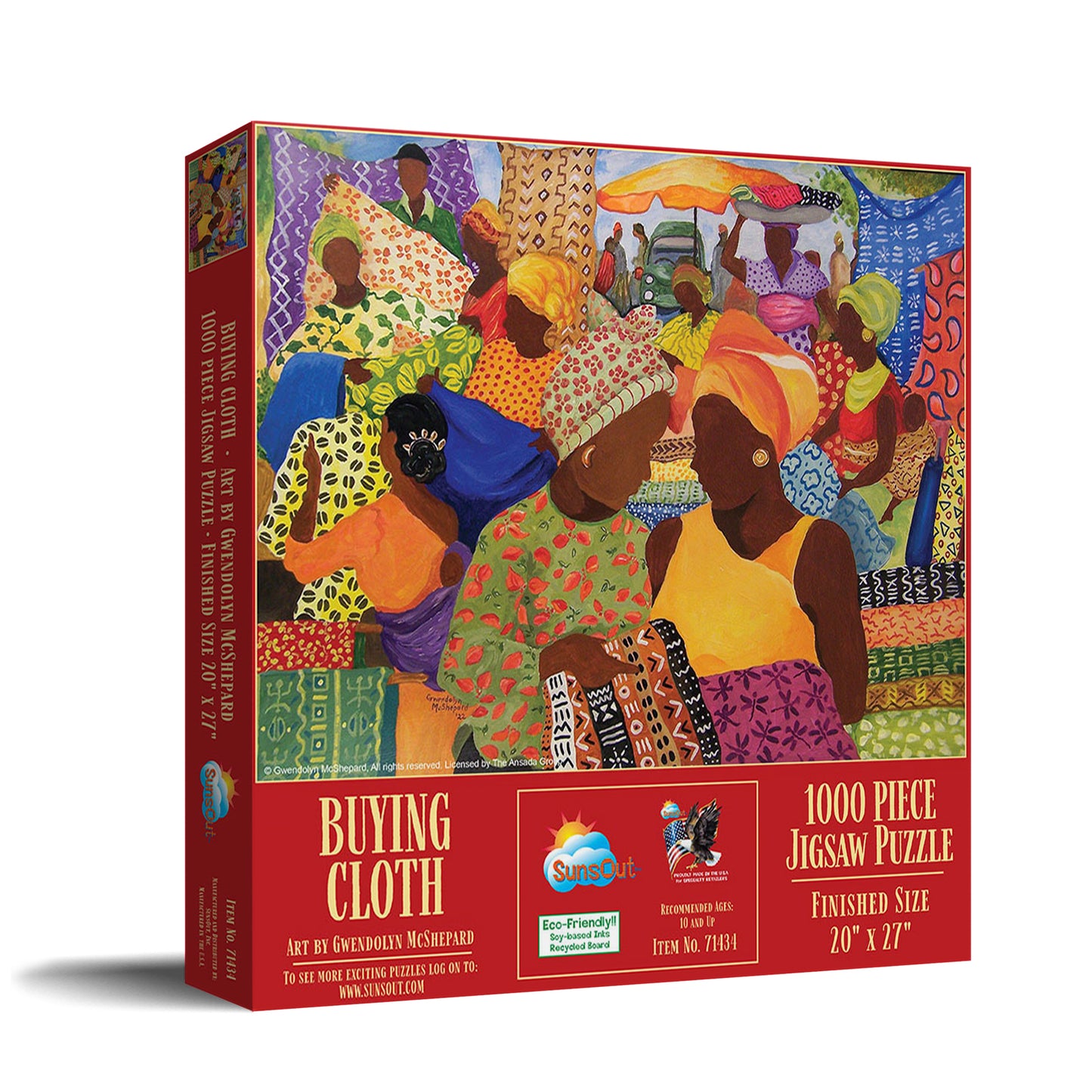 Buying Cloth - 1000 Piece Jigsaw Puzzle