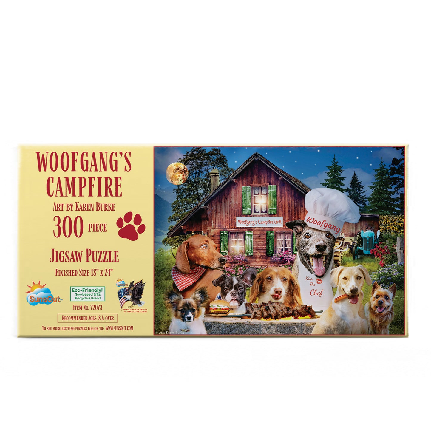 Wolfgang's Campfire - 300 Piece Jigsaw Puzzle