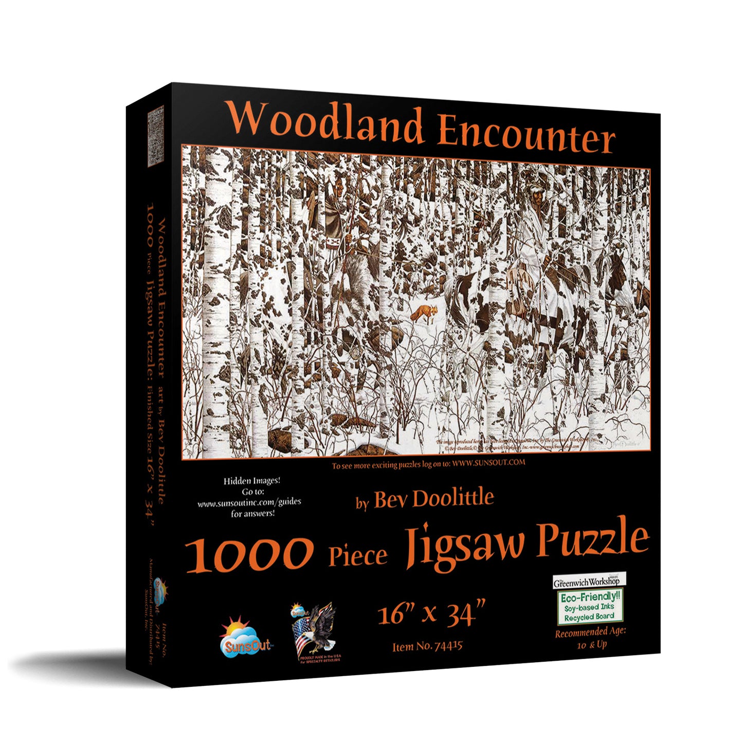 Woodland Encounter 1000 - 1000 Piece Jigsaw Puzzle