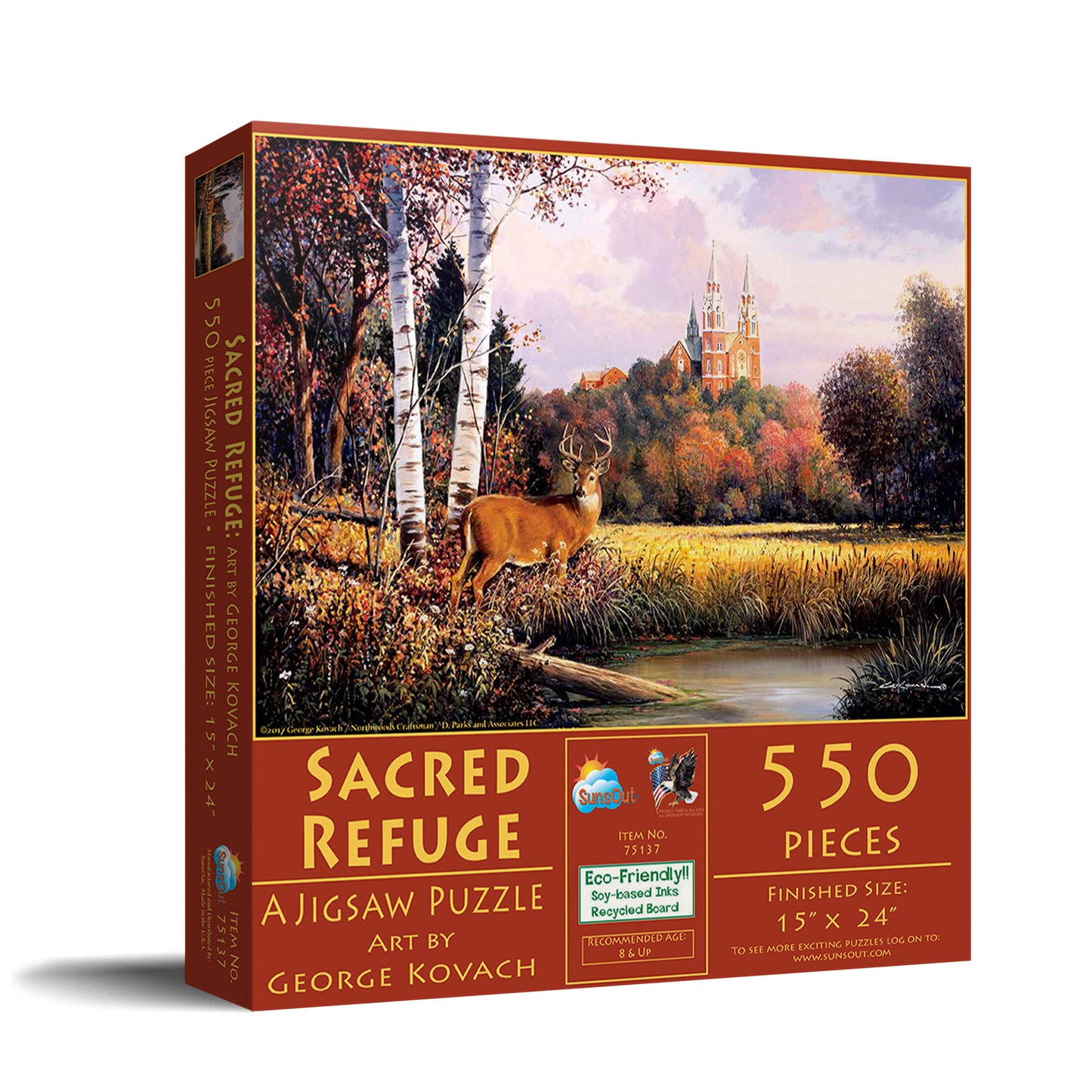 Sacred Refuge - 550 Piece Jigsaw Puzzle