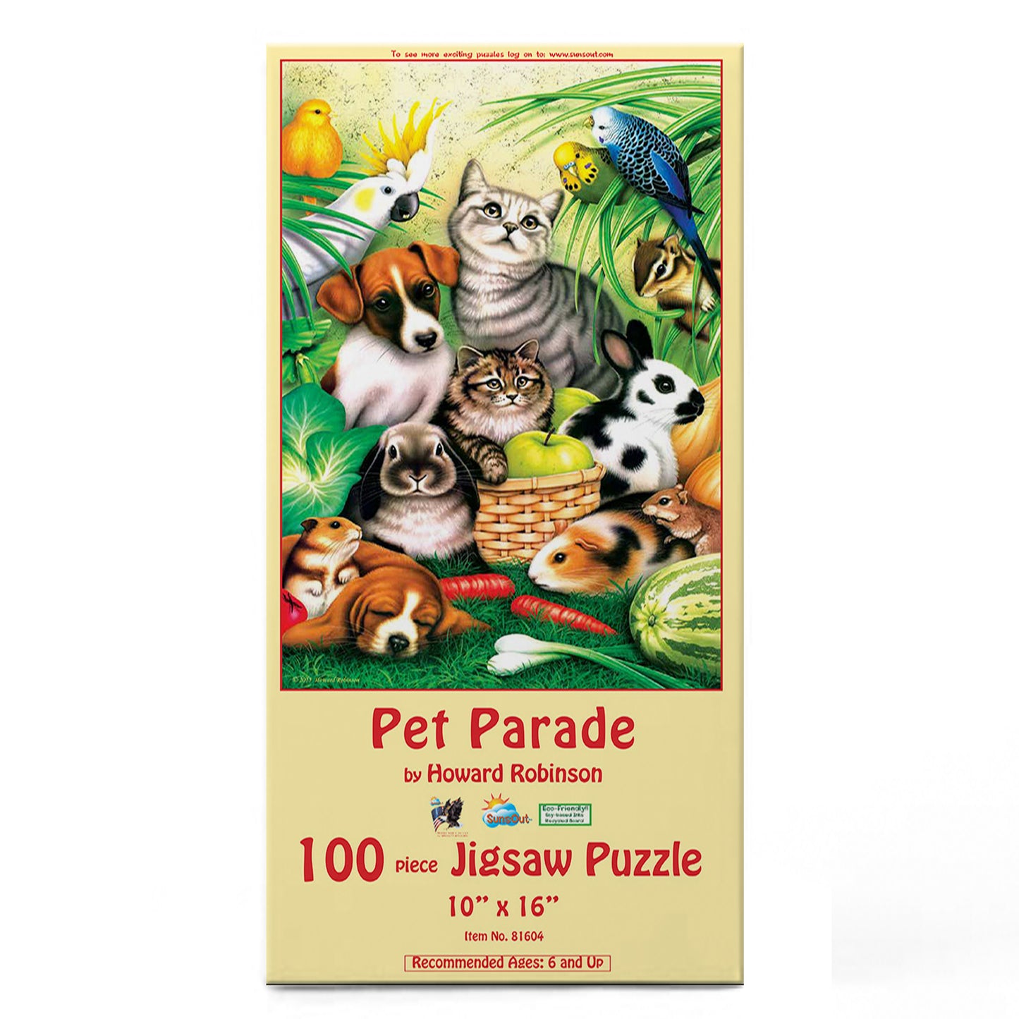 Pet Parade - 100 Piece Jigsaw Puzzle