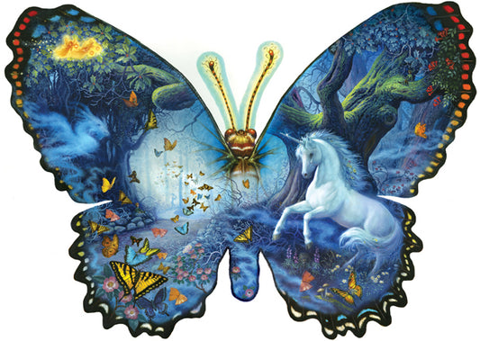 Fantasy Butterfly - Shaped 1000 Piece Jigsaw Puzzle