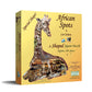 African Spots - Shaped 700 Piece Jigsaw Puzzle