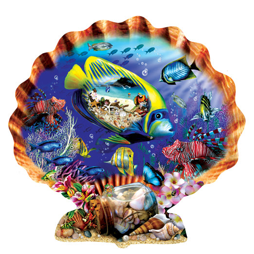 Souvenirs of the Sea - Shaped 1000 Piece Jigsaw Puzzle