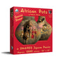 African Pots - Shaped 1000 Piece Jigsaw Puzzle