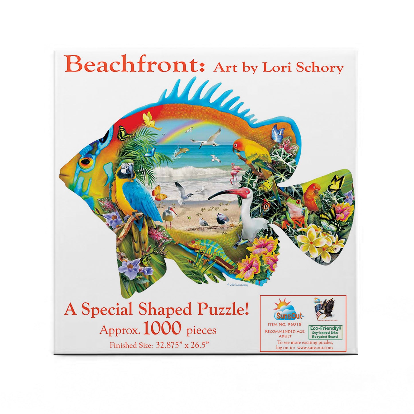 Beachfront - Shaped 1000 Piece Jigsaw Puzzle