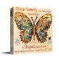 African Butterfly - Shaped 1000 Piece Jigsaw Puzzle