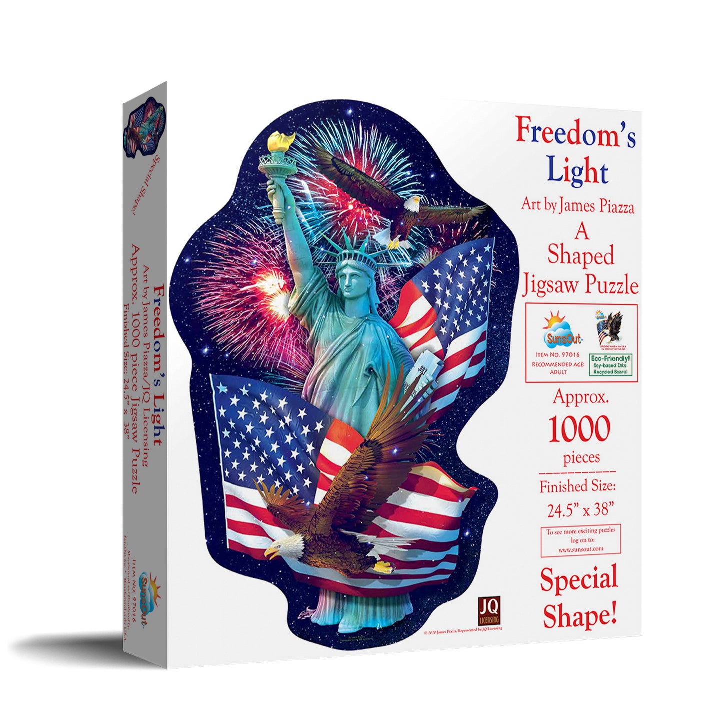 Freedom's Light - Shaped 1000 Piece Jigsaw Puzzle