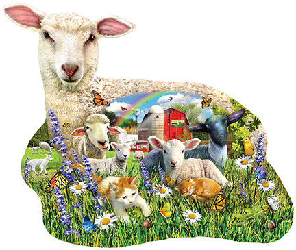 Lamb Shop - Shaped 1000 Piece Jigsaw Puzzle