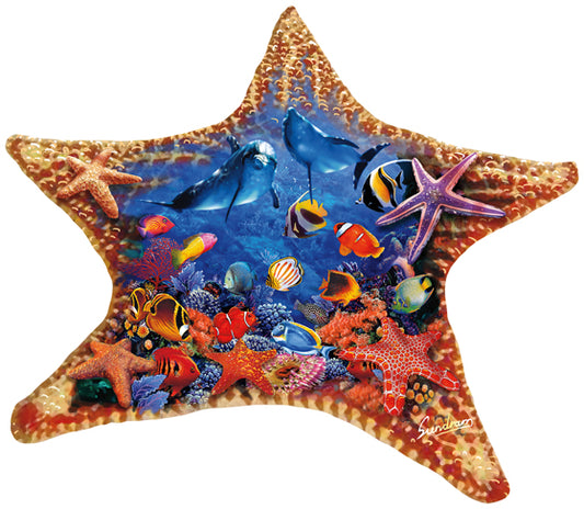 Starfish - Shaped 600 Piece Jigsaw Puzzle