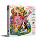 Spring Watering Can - Shaped 1000 Piece Jigsaw Puzzle